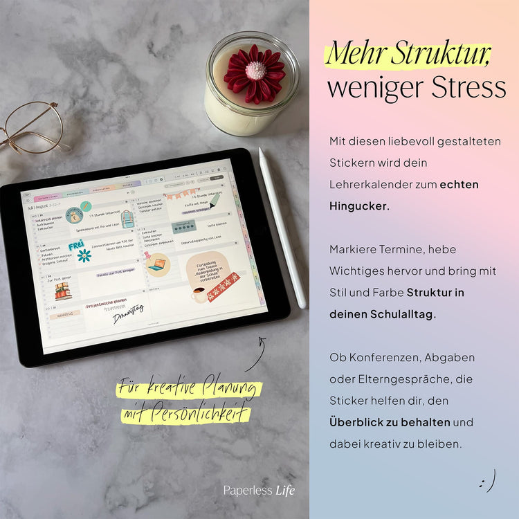 Sticker "Lehreralltag" (Aus dem aktuellen Lehrerkalender 25/26)