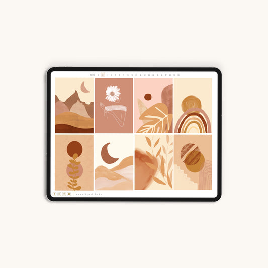 400+ Digital Stickers | Boho vibes