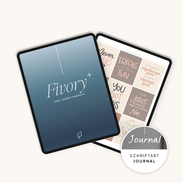 Fivory Bundle – Das 5-Jahres-Tagebuch | 2026-2030