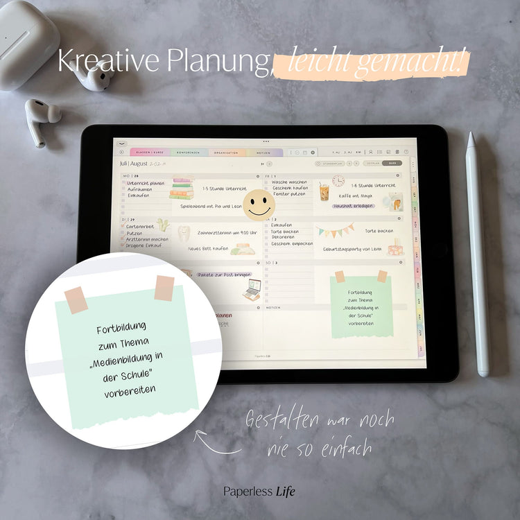 Color Changing Goodnotes Sticker | Notizzettel | Set 1