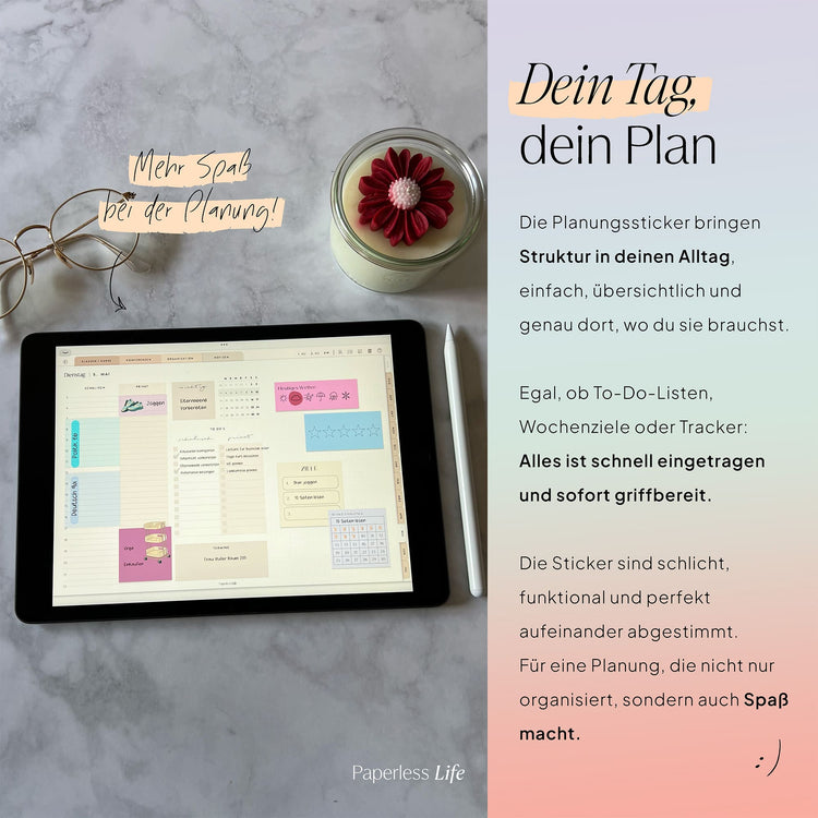 Color Changing Goodnotes Sticker | Planungssticker