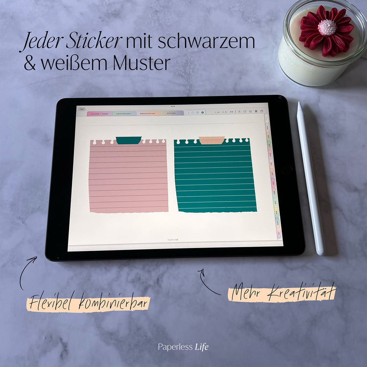 Color Changing Goodnotes Sticker | Notizzettel | Set 2