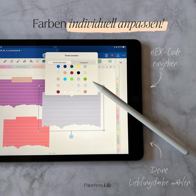 Color Changing Goodnotes Sticker | Notizzettel | Set 2