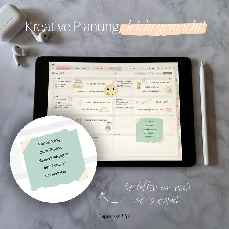 Color Changing Goodnotes Sticker | Notizzettel | Set 2
