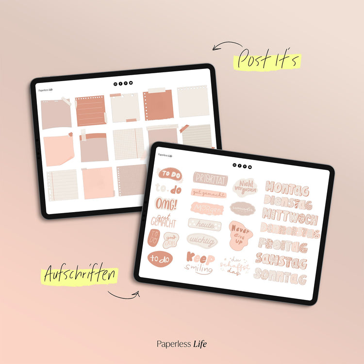 250+ Digitale Sticker | Beige-Lovers