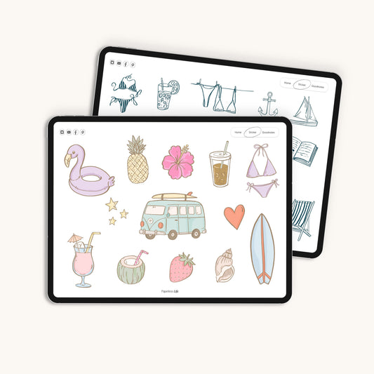 Digitale Sticker Sommer | Summer Breeze