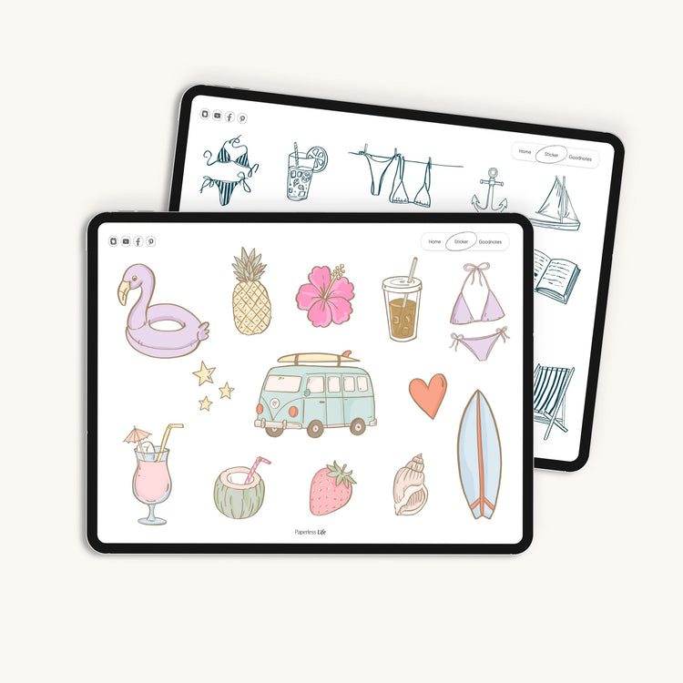 Digitale Sticker Sommer | Summer Breeze