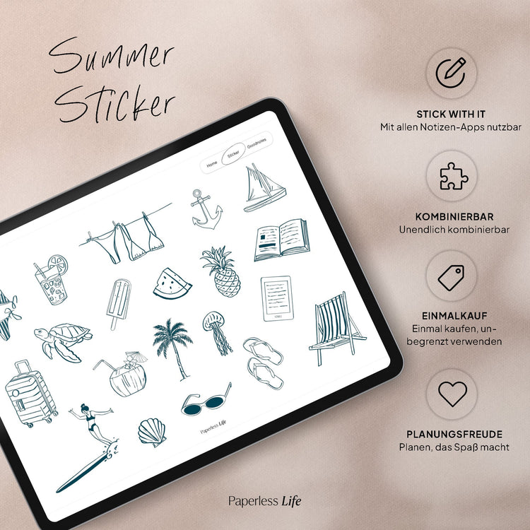 Digitale Sticker Sommer | Summer Breeze