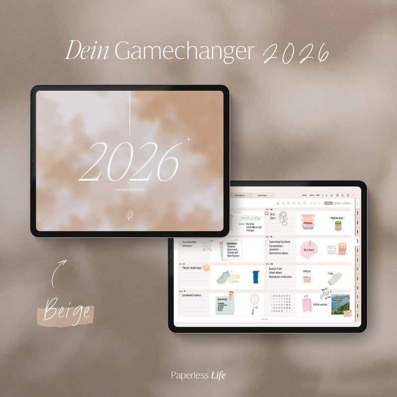 Digitaler Planer 2026 | Der Gamechanger