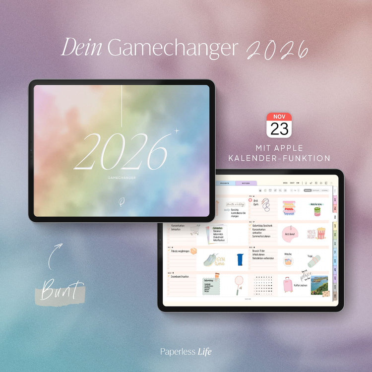 Digitaler Planer 2026 | Der Gamechanger