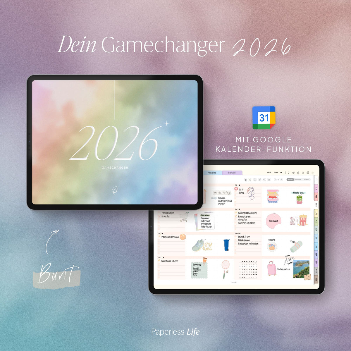 Digitaler Planer 2026 | Der Gamechanger