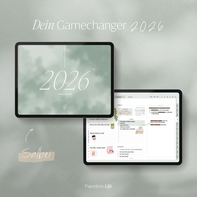 Digitaler Planer 2026 | Der Gamechanger