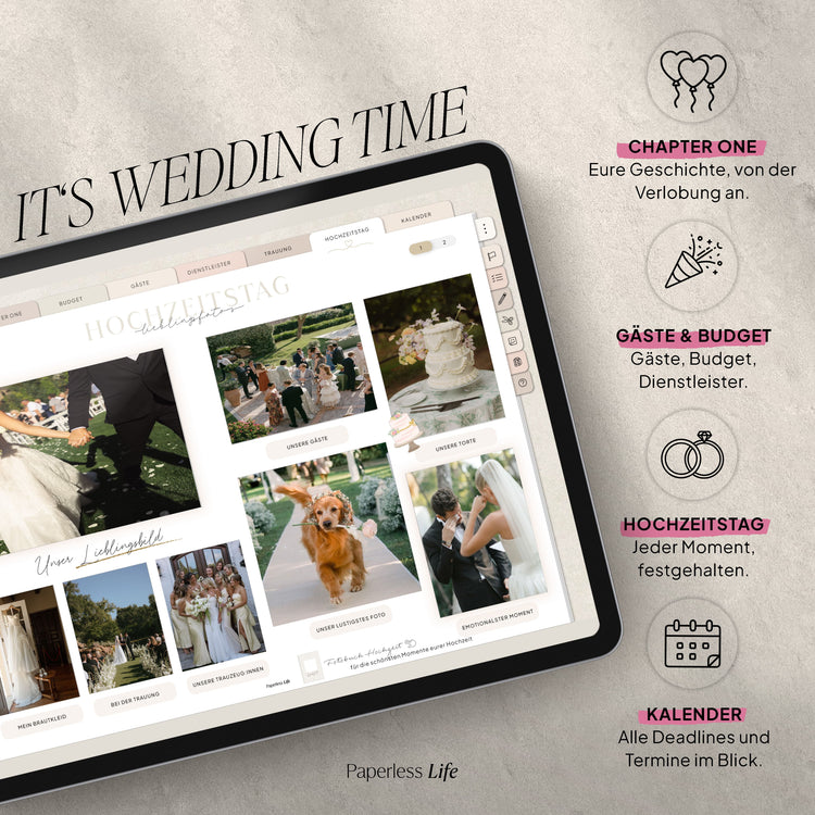Digitaler Hochzeitsplaner