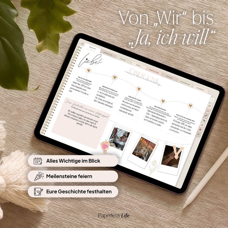 Digitaler Hochzeitsplaner