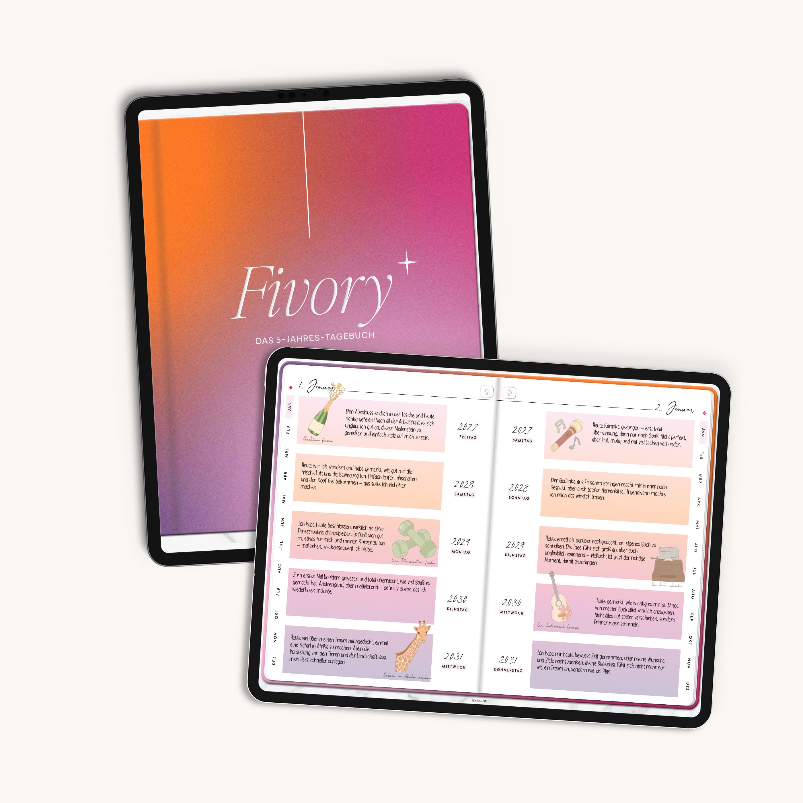 Fivory – Das 5-Jahres-Tagebuch | 2027-2031