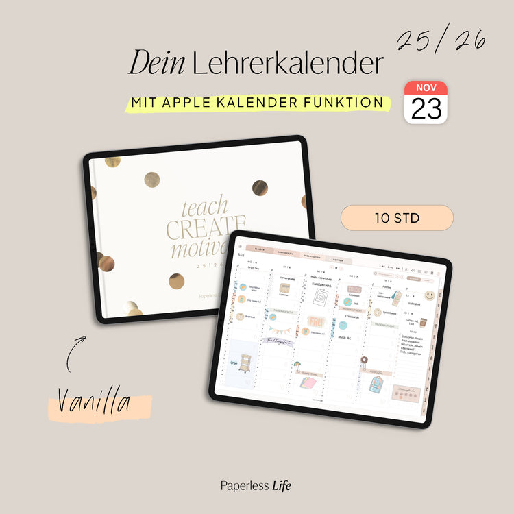 Digitaler Lehrerkalender Grundschule 25/26 "Der Gamechanger"