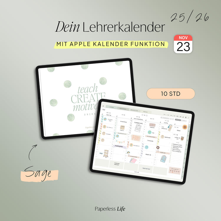 Digitaler Lehrerkalender Grundschule 25/26 "Der Gamechanger"
