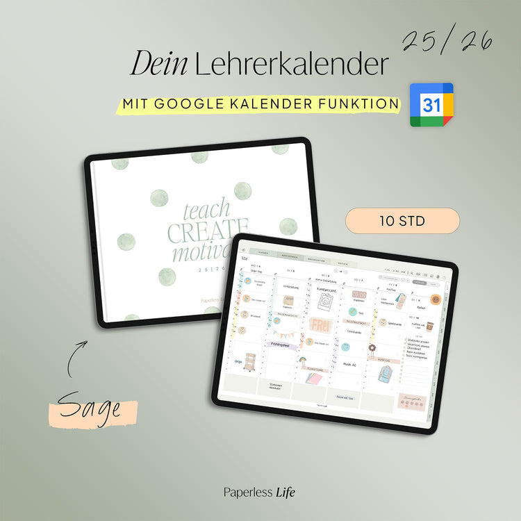 Digitaler Lehrerkalender Grundschule 25/26 "Der Gamechanger"