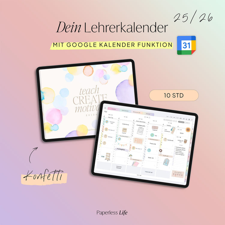 Digitaler Lehrerkalender Grundschule 25/26 "Der Gamechanger"