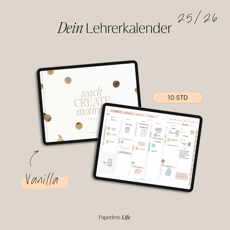 Digitaler Lehrerkalender Grundschule 25/26 "Der Gamechanger"