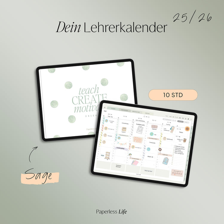 Digitaler Lehrerkalender Grundschule 25/26 "Der Gamechanger"