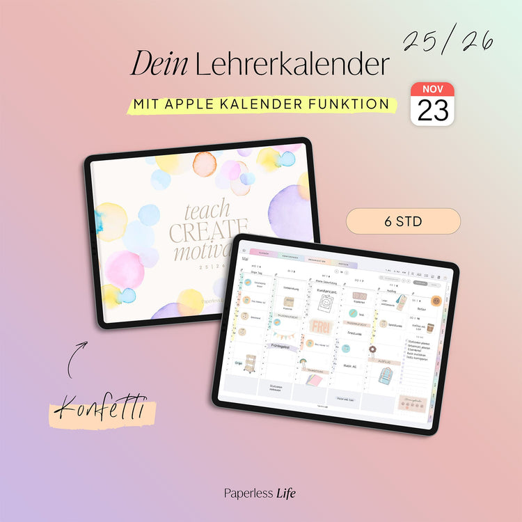 Digitaler Lehrerkalender Grundschule 25/26 "Der Gamechanger"