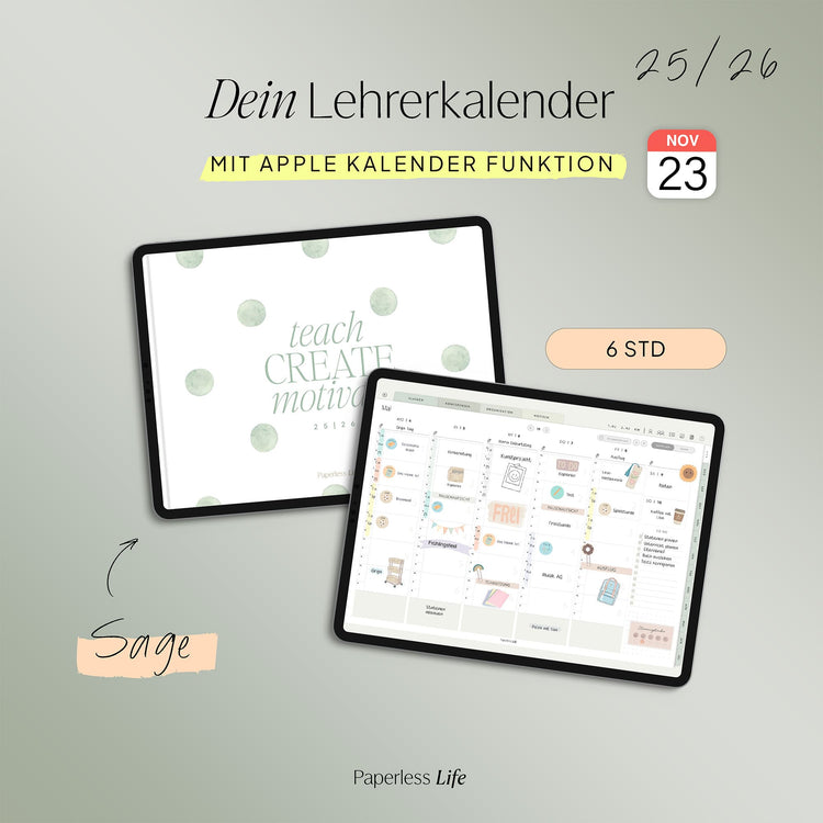 Digitaler Lehrerkalender Grundschule 25/26 "Der Gamechanger"