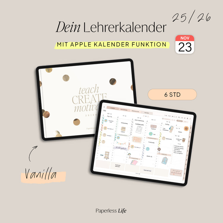 Digitaler Lehrerkalender Grundschule 25/26 "Der Gamechanger"