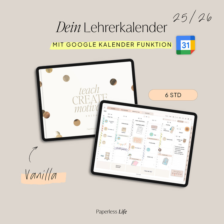 Digitaler Lehrerkalender Grundschule 25/26 "Der Gamechanger"