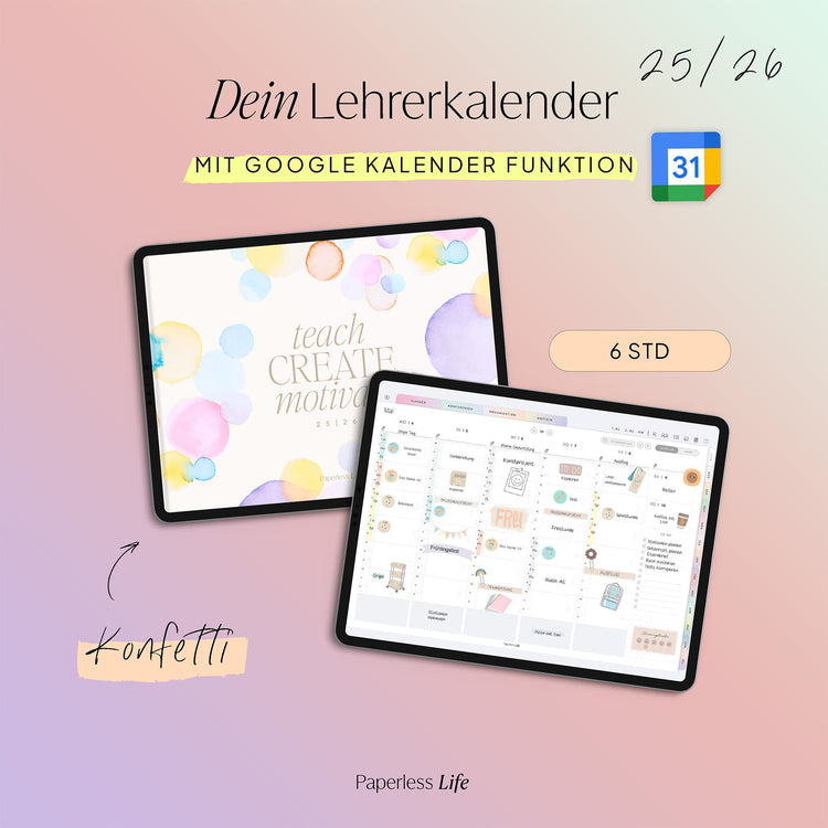 Digitaler Lehrerkalender Grundschule 25/26 "Der Gamechanger"