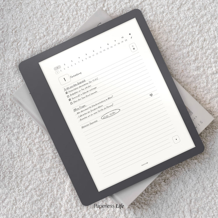 Gesprächsnotizenplaner für Kindle Scribe