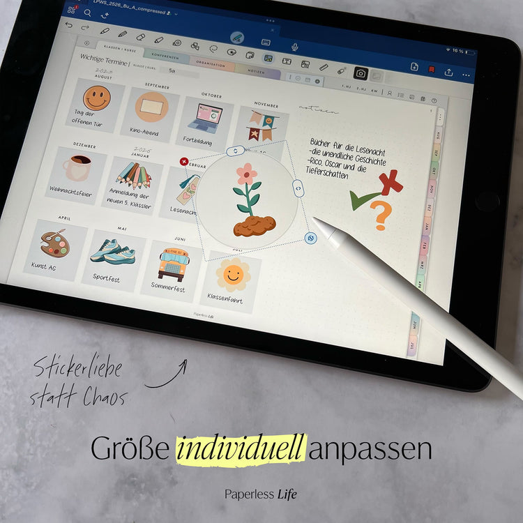 Sticker "Lehreralltag" (Aus dem aktuellen Lehrerkalender 25/26)