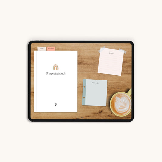 Digital group diary for daycare