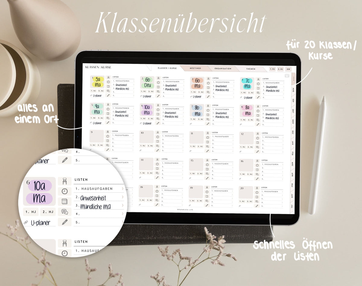 Digitaler Lehrerkalender 24/25 "Der Gamechanger" - für GoodNotes & Co.