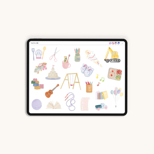 120+ Digital Stickers | Daycare