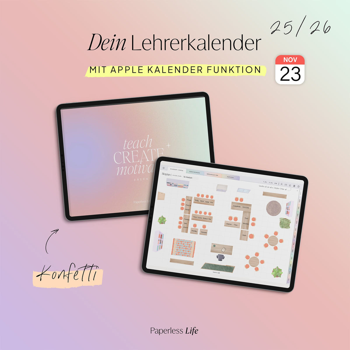 Alle digitalen Lehrerkalender 25/26