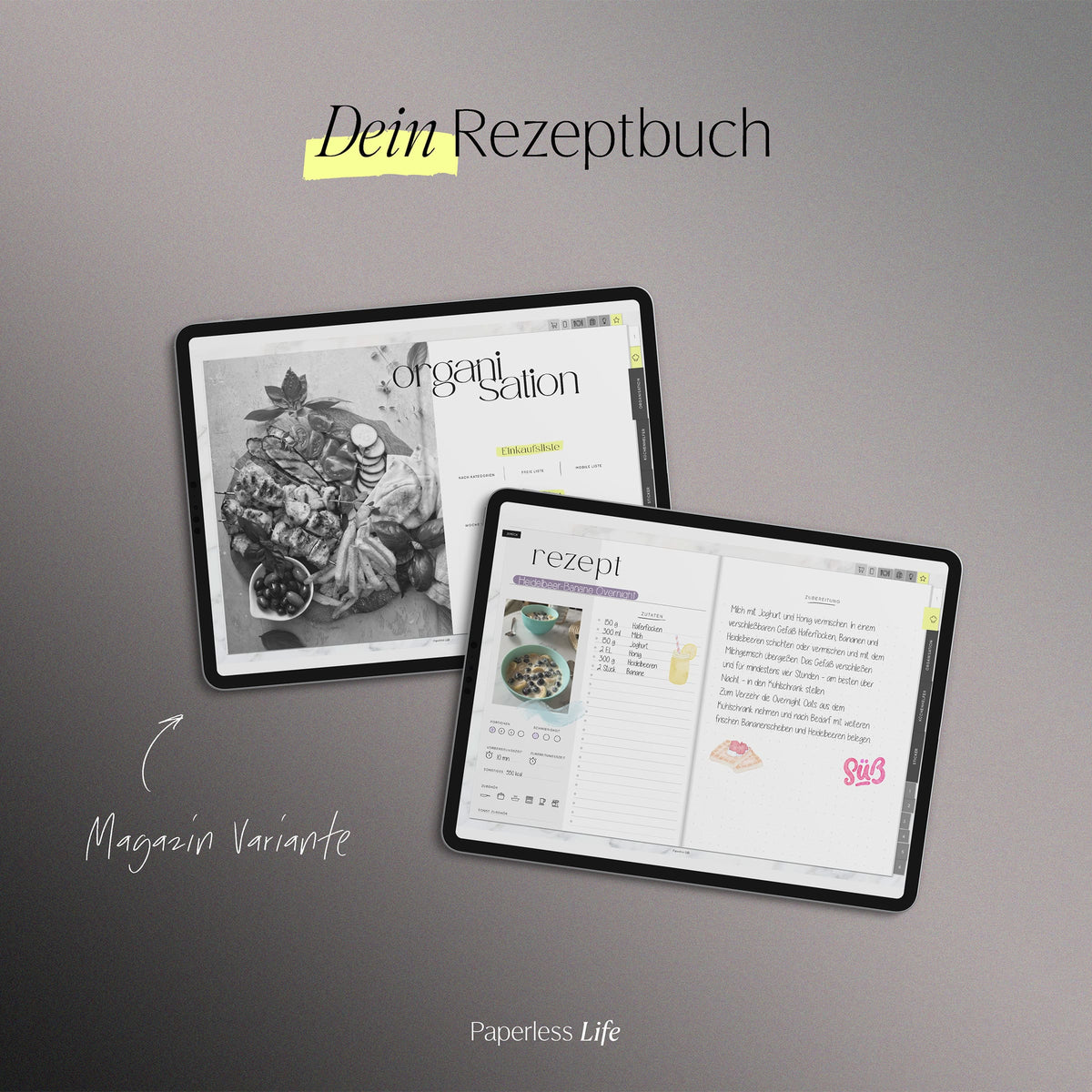 Digitales Rezeptbuch