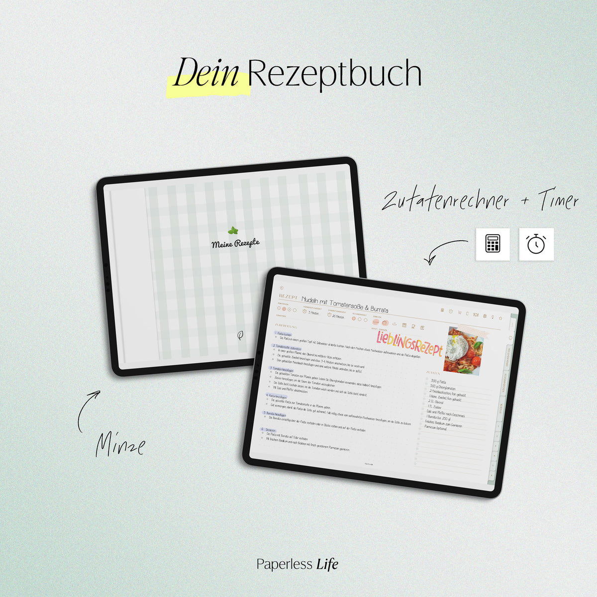 Digitales Rezeptbuch