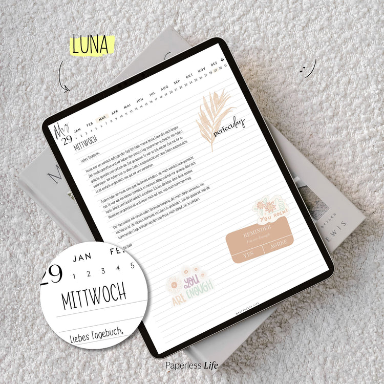 Schriftart „Luna“