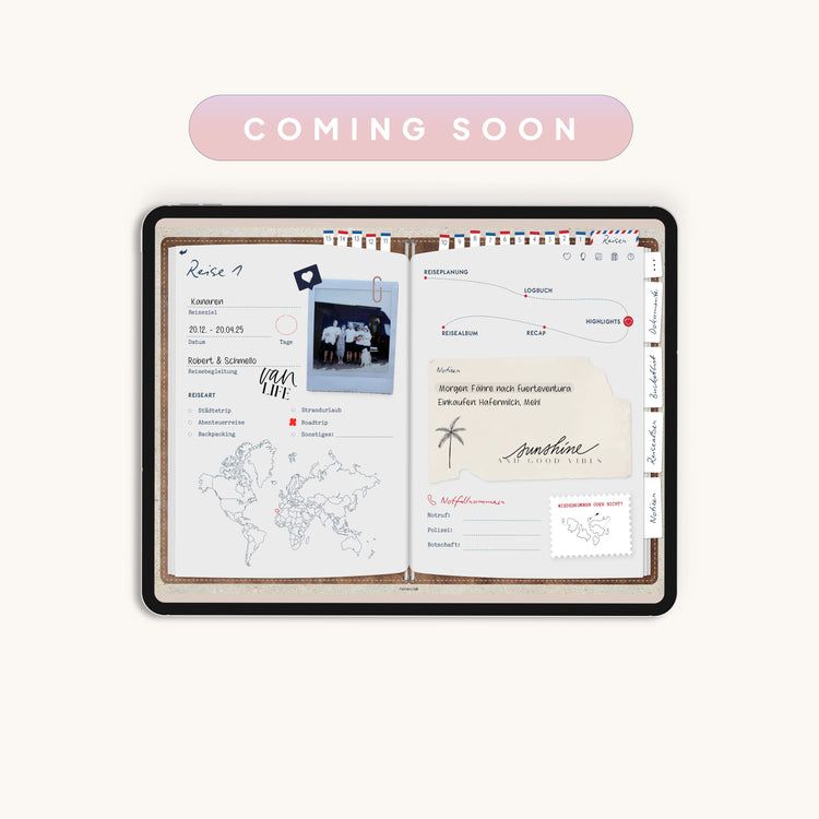 Digitales Reisejournal | Coming Soon