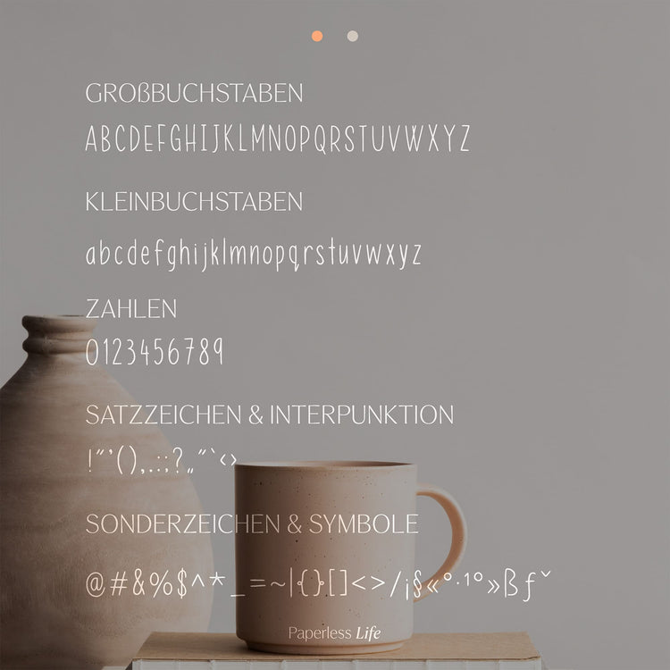 Schriftart „Luna“