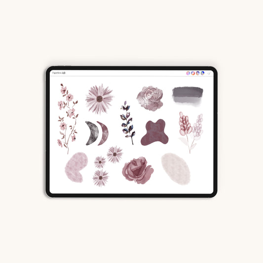 400+ Digital Stickers | Self Love including Goodnotes Sticker Book