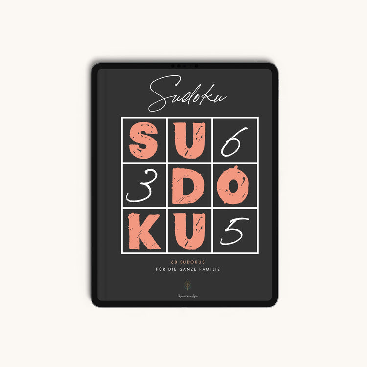 Digitales Rätselbuch - Sudoku