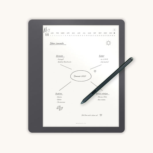 Digitales Tagebuch für Kindle Scribe