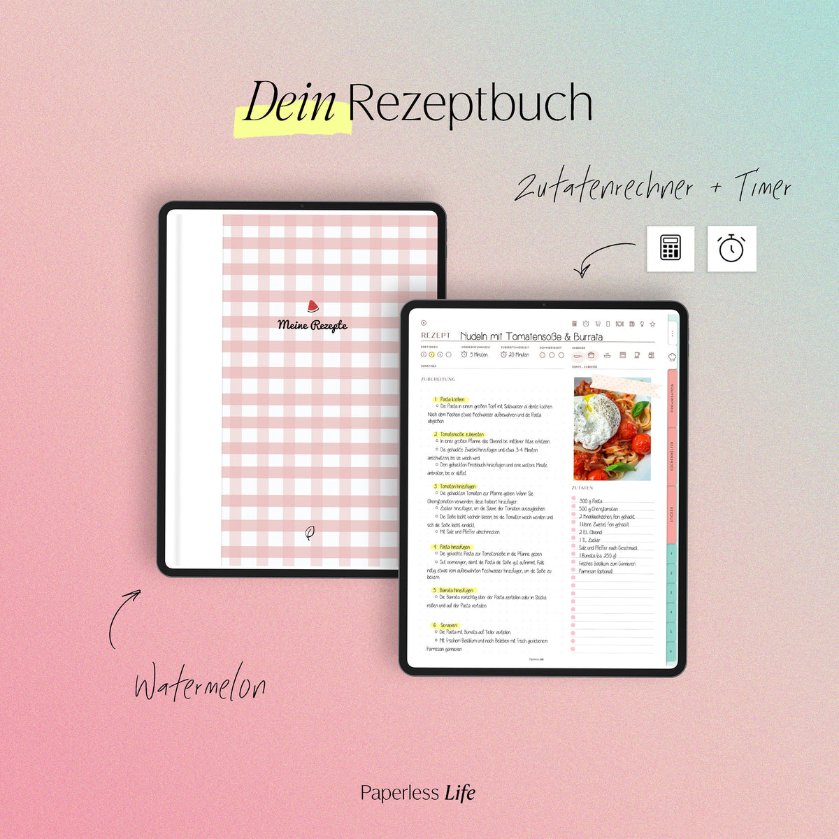 Digitales Rezeptbuch