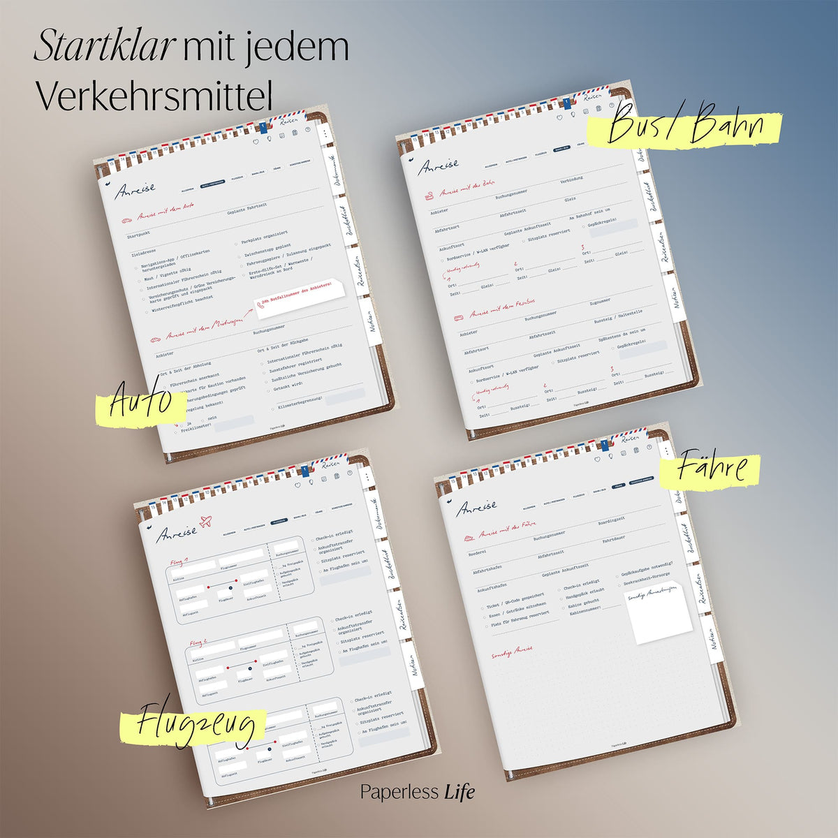 Digitale Reisetagebücher