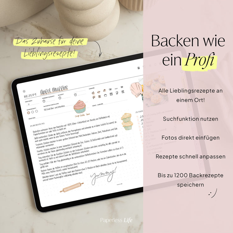 Digitales Backbuch