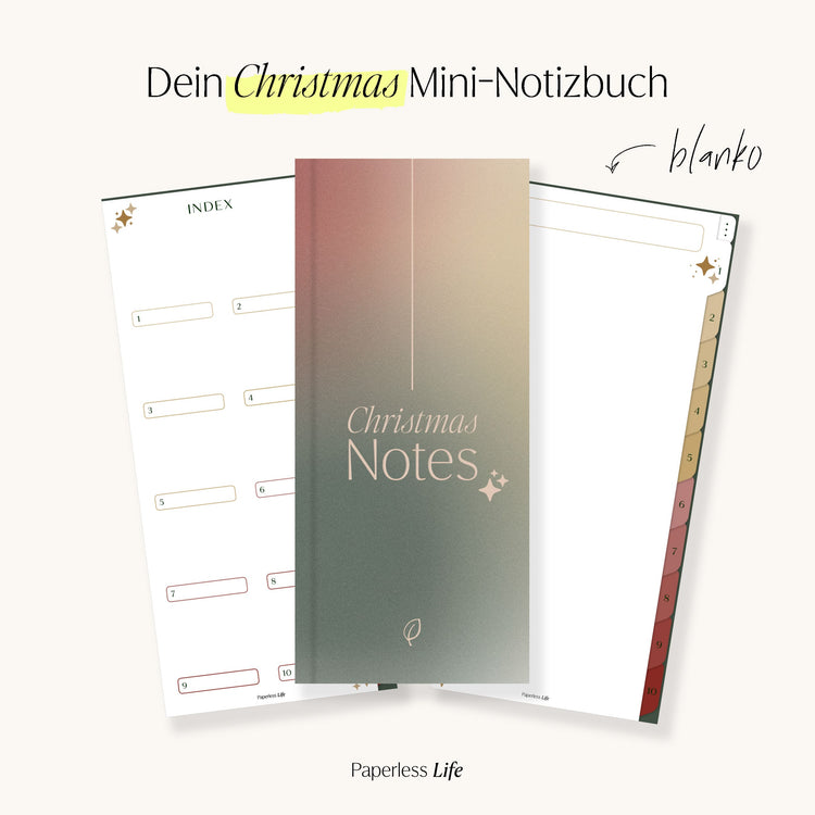 Digitales Christmas Notizbuch für den Split View | Optimiert für Goodnotes