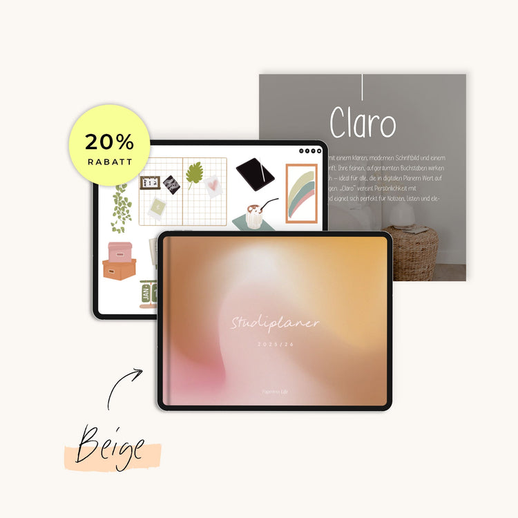 Bundle: Digitaler Studienplaner 2025/26 "Study-Buddy"