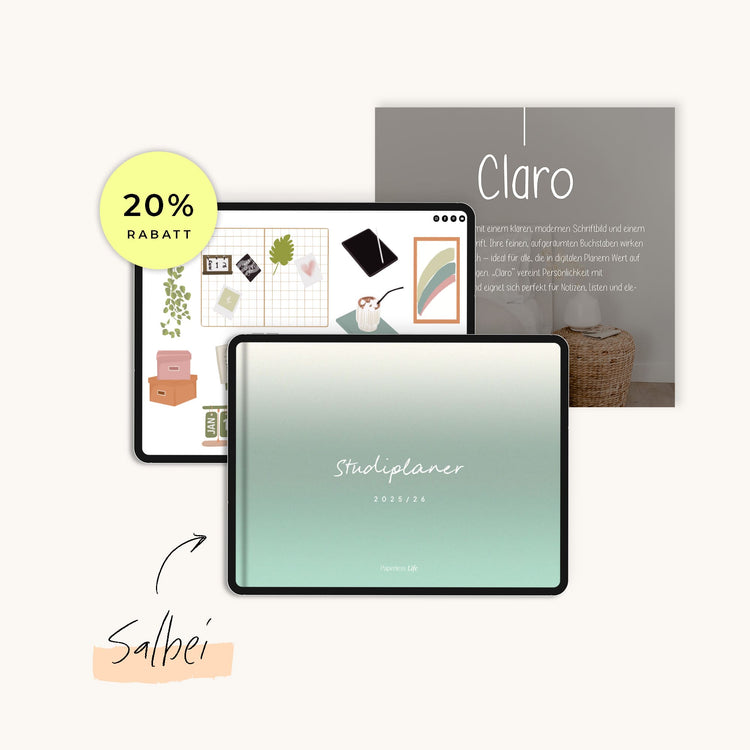 Bundle: Digitaler Studienplaner 2025/26 "Study-Buddy"